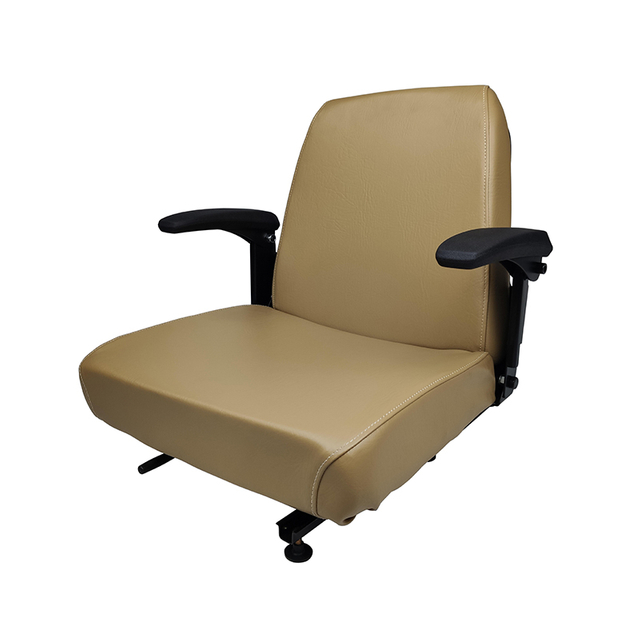 グレー/ブラウン ゼロターン芝刈り機シート アームレスト ボブキャット ディクシー スナッパー トロ エクスマーク バッドボーイ